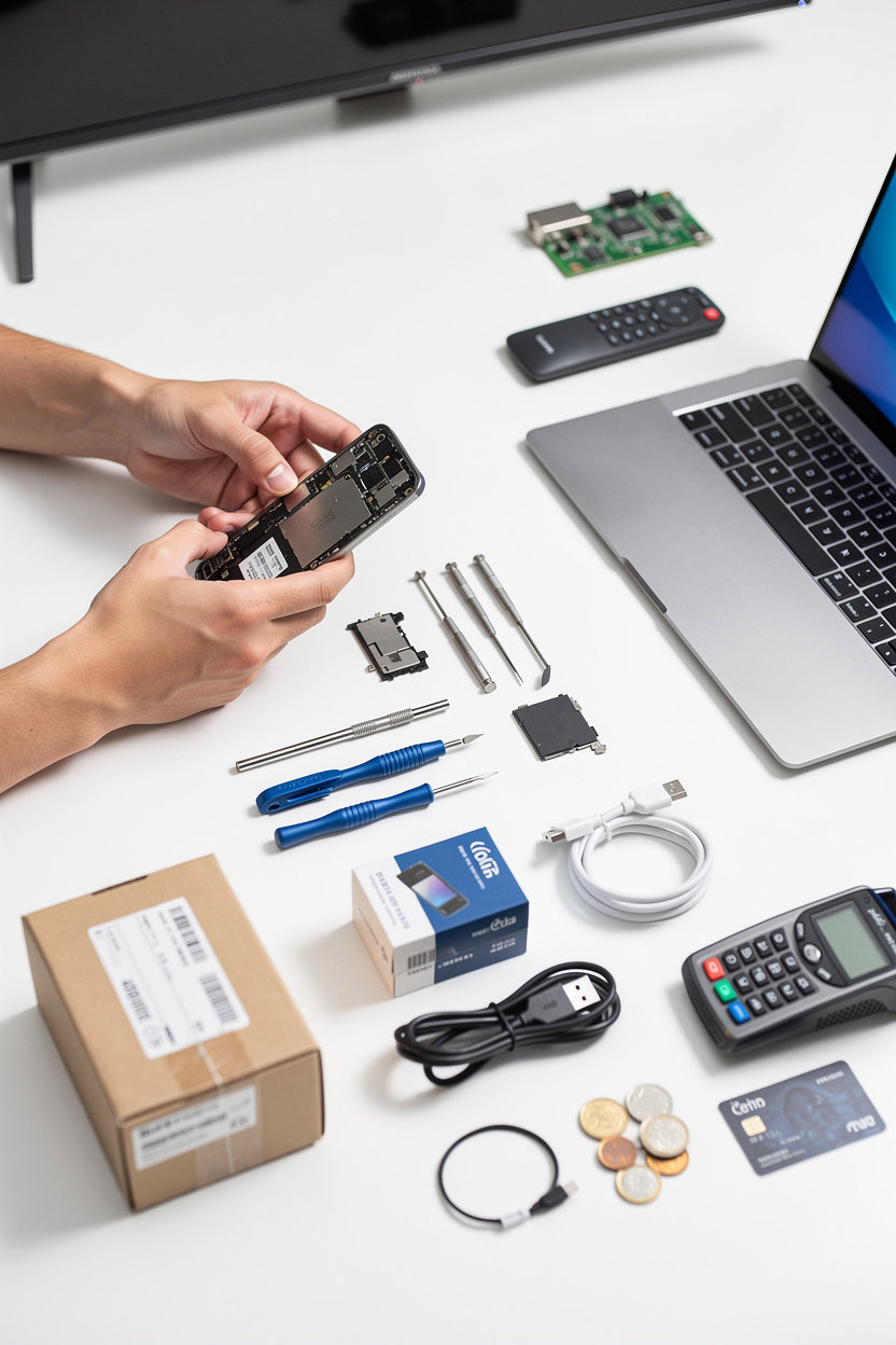 94121 Kuwait electronics services including device sales and repair